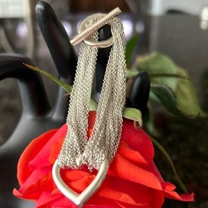 Tiffany heart mesh bracelet.